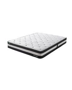 Dreamz King Cooling Mattress Pocket Spring Euro Top Bed Foam 5 Zone 25cm