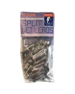 72 Pack of 22gm Split Fishing Net Leads - Cast Net Sinker Weights