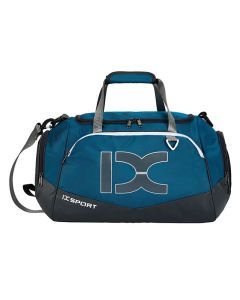 40L Gym Travel Duffel Bag Wet-Dry Separation Blue