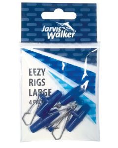 4 Pack of Large Jarvis Walker Eezy Sinker Rigs-Swiftly Changes Your Fishing Rigs