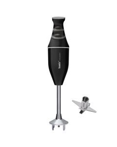 Bamix Classic 140W Immersion Blender - Multi-Purpose Blade Stick Mixer - Black