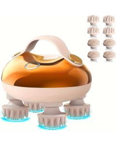 Portable Electric Scalp Massager(Gold)