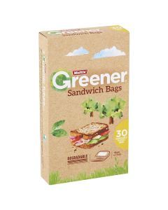 Multix Degradable Sandwich Bags - 1 Pack of 30 - 18x17cm