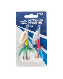 2 Pack of 7gm Jarvis Walker Crystal Creek Spinnerbait Lures