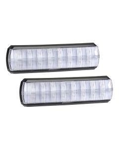 Narva 93810BL2 10-33 Volt LED Slimline Rear Stop/Tail And Direction Indicator Lamp Pack (Red/Amber)