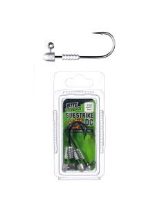 4 Pack of 1/4oz Size 6/0 Bite Science Substrike DC Jigheads with BKK Hooks