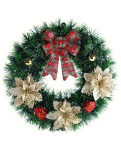 Christmas Door Wreath Classic Wall Hanging