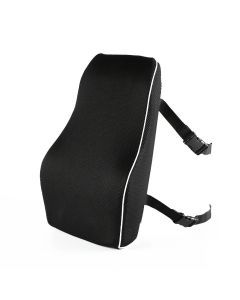 Memory Foam Lumbar Support Pillow Ergonomic Back Cushion Black
