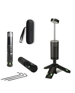 Camping LED Telescopic Flashlight Tripod Rechargeable Emergency Lamp