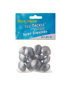 13 Pack of Jarvis Walker Size 3 Surf Sinkers - Value Pack