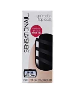 Sensationail Womens 7.39ml Gel Colot Matte Top Coat Polish Manicure Stick