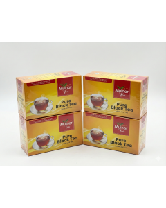 4x Muinar 130g Pure Black Tea - Loose Leaf (520g Total)