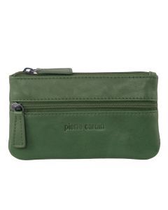Pierre Cardin Womens Genuine Leather RFID Coin Purse Wallet - Grape Leaf