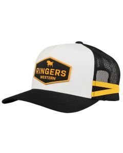 Ringers Western Cunningham Kids Trucker Cap - Black (Mesh Back Snapback Hat)