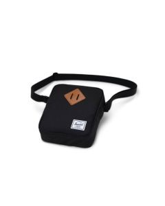 Herschel Heritage 3L Crossbody Bag - Black (Adjustable Strap)