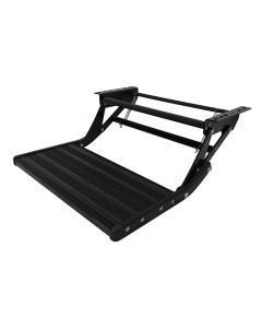 XL Black Single manual bolt on caravan rv motor home step