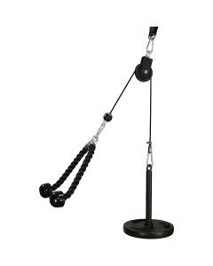 Pulley Cable System Pull Down Lift Attachment Black