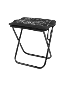 Lightweight Foldable Camping Stool with Zipper Storage for Outdoor Fishing