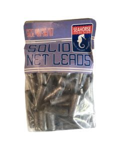 72 Pack of 40gm Solid Fishing Net Leads - Cast Net Sinker Weights
