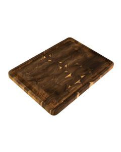 Peer Sorensen 50cm End Grain Acacia Wood Chopping & Cutting Board w/ Juice Groove