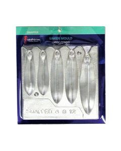 Seahorse Large Snapper Sinker Mould Combo - 4oz,8oz,12oz Snapper Sinker Mould