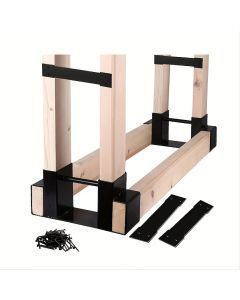 Outdoor Firewood Log Storage Rack Bracket