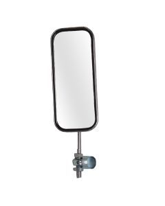 Proseries Rectangular Handlebar Mounted Bike Mirror with Reflectors