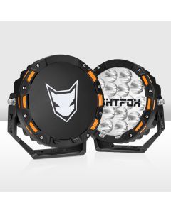 LIGHTFOX 7inch OSRAM LED Driving Spot Lights 1Lux@1,032m(Pair) 13,226Lumens