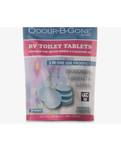 Odour B Gone 10x8g RV Toilet Tablets