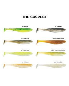 8 Pack of 2.75 Inch Rapala Crush City The Suspect Soft Plastic Fishing Lures