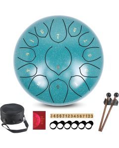 13-Note Steel Tongue Drum with Bag Set