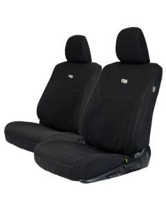 Razorback 4x4 Neoprene Front Seat Covers For a Toyota HiLux 8th Gen (Cloth Seats Only)