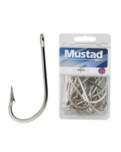 1 Box of Mustad 7766D Duratin Tarpon Fishing Hooks