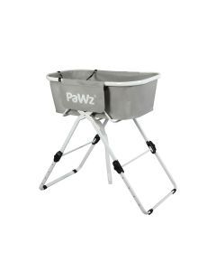PaWz Foldable Pet Bath Tub w/ Adjustable Height for Small & Medium Dogs Cats
