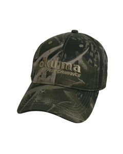 Okuma Camo Embroided Fishing Cap - Adjustable Rear Clip