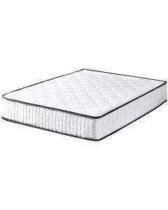 DreamZ Queen Spring Mattress Medium Firm 5-Zone Support Breathable Fabric Cover
