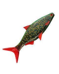 8 Inch Storm RIP Roach Soft Bait With Multi Depth Screw - Green Motor Oil UV