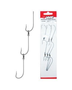 VMC 3 Sets of 3 Chemically Sharpened Swivelled Gang Hooks