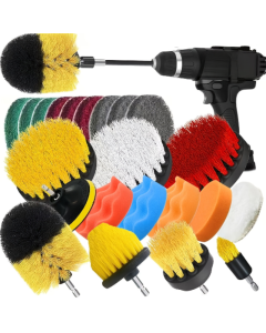 23-Piece Drill Brush Cleaning & Polishing Kit