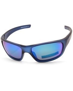 North Beach Bora Crystal Dark Blue/Blue Mirror Polarised Unisex Sunglasses 70621
