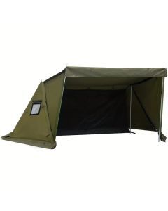 All-Season Hexagonal Camping Tent for 1-2 Persons - Army Green