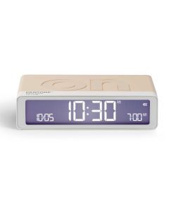 Lexon Flip Classic Reversible Alarm Clock PANTONE - Sand