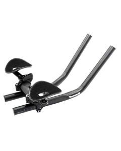 Tranz X Triathlon Tri-Bars 25.4 - 31.8mm Adjustable With Cold Forged Clamp Set