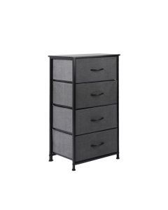 Levede Storage Cabinet Tower Chest of Drawers Dresser Tallboy 4 Drawer Bedside
