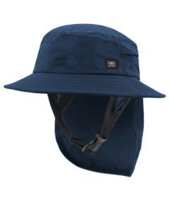 Ocean & Earth Indo Adult Stiff Peak Surf Hat - Navy Blue Sizes XS-XL