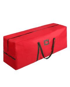 Traderight Group  Christmas Tree Storage Bag Holiday Decoration Zip Bag Heavy Duty Oxford Red