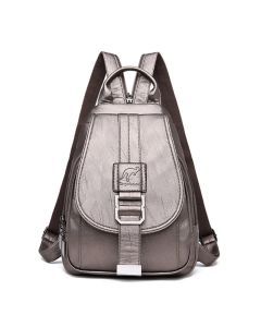 Travel Backpack Women Shoulder School Bag (Bronze)