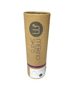 Merino Skins Mens Classic Crew Neck Long Sleeve Thermal Top - Navy (Base Layer/Undershirt/Underwear)