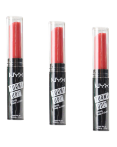 3pcs Nyx Professional Makeup 2.5g Turnt Up Lipstick - 14 Rags To Riches