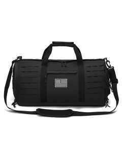 40L Tactical Sports Gym Travel Duffel Bag Black